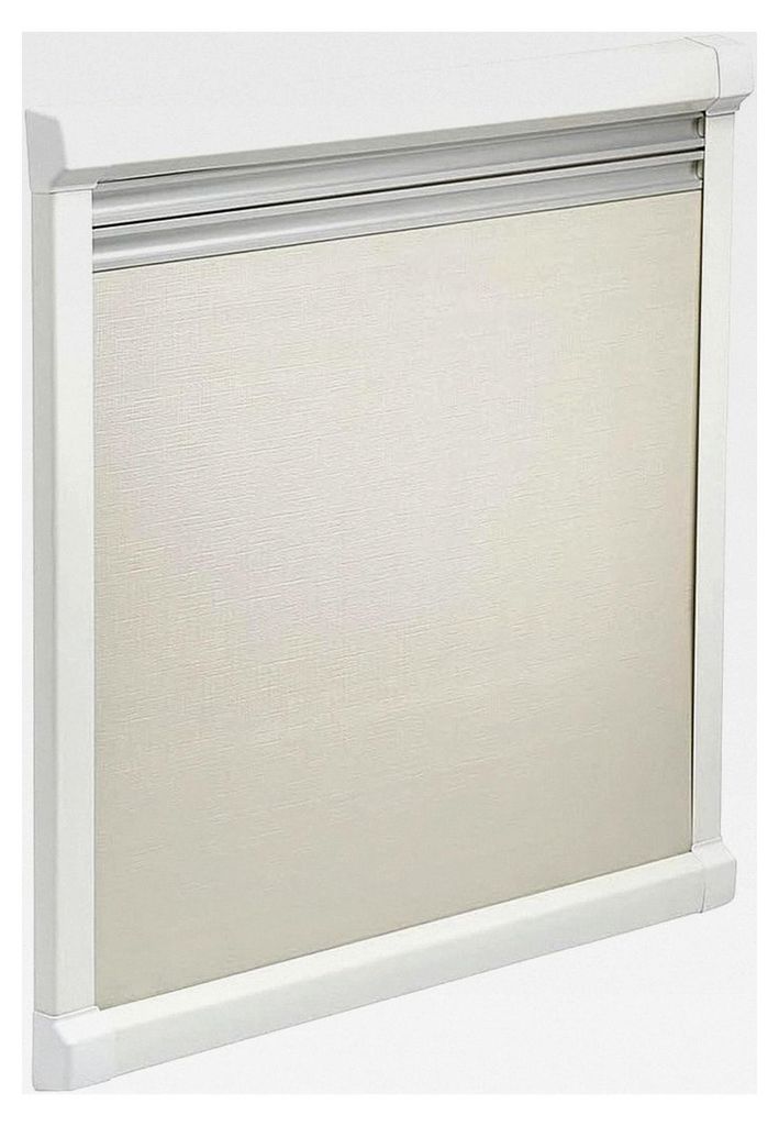 Fensterrollo DB1R 680 x 430 mm cremeweiß