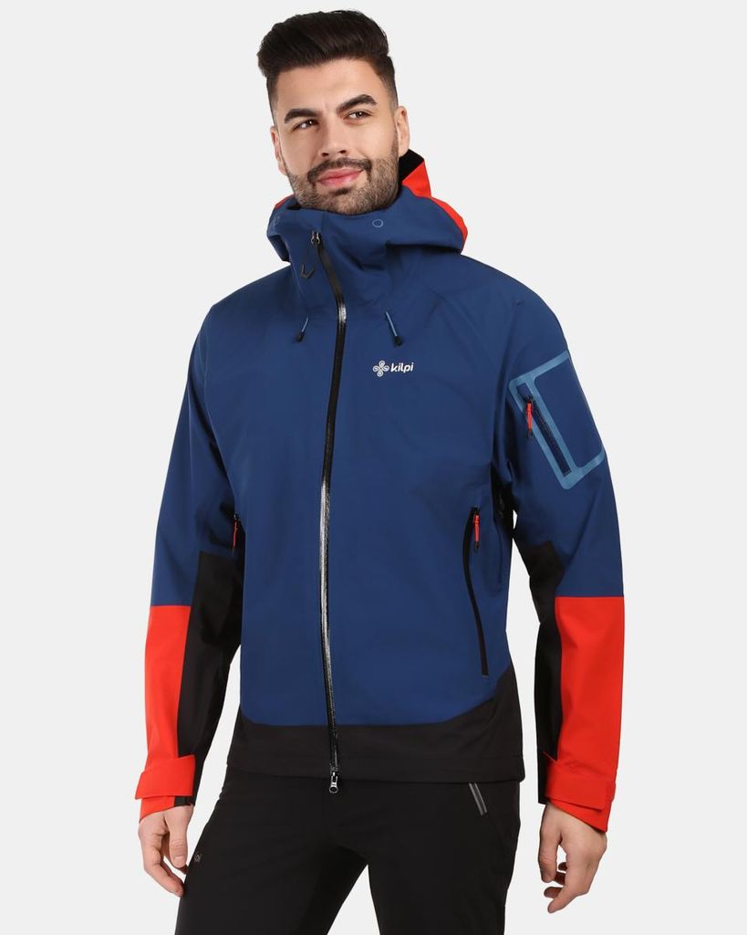 Wasserdichte Herren-Hardshelljacke Kilpi MAMBA-M, DUNKELBLAU, Größe XXL