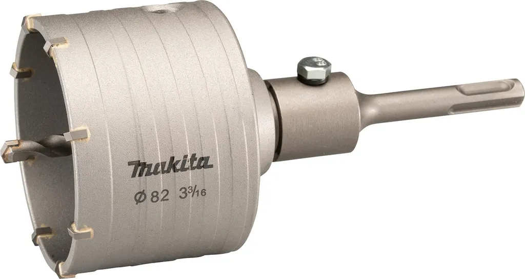 Trépan Makita SDS-Plus 82 mm : Couronne de Perçage avec Foret Centreur