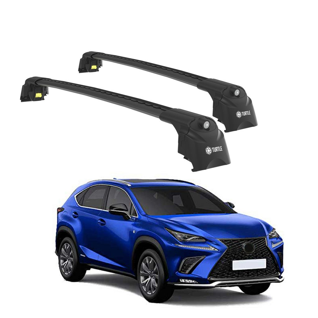 TURTLE STREŠNÝ NOSIČ AIR-2 , Čierna LEXUS NX AZ10 2015 - Obrázok produktu 