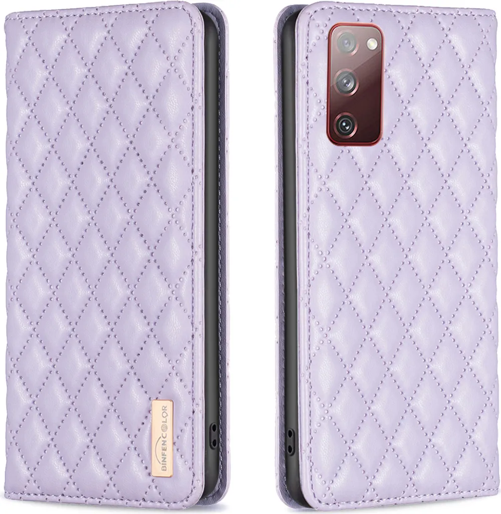 Custodia Galaxy S20 FE 5G Viola: Protezione Totale Antiurto Portafoglio