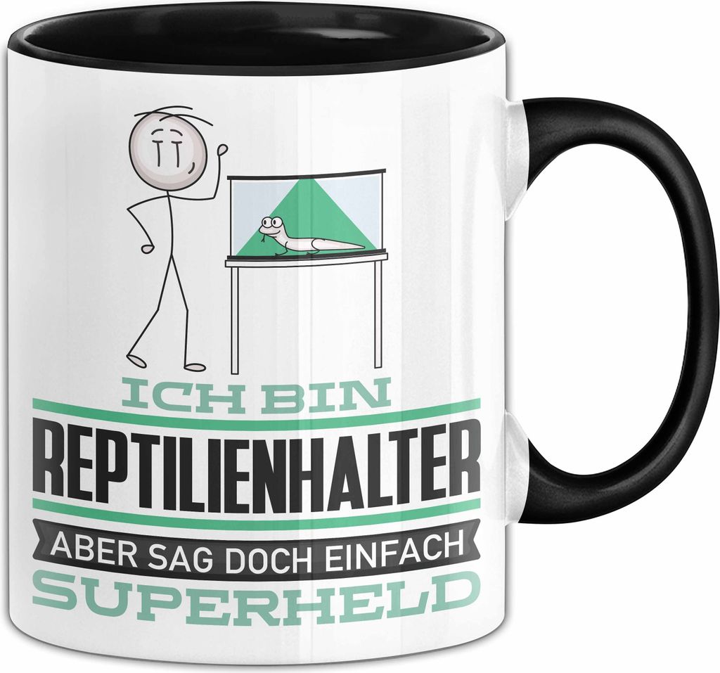 Reptilienhalter Geschenk Tasse Ich Bin Reptilienhalter Aber Produktbild 