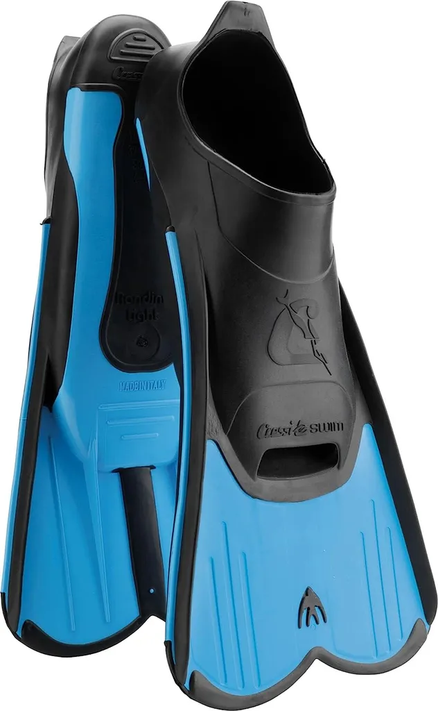Palmes de natation pour entraînement Cressi Light Bleu 37/38 Sportif