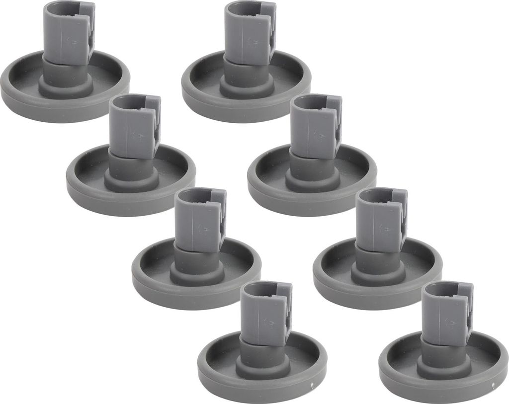 8PCS Geschirrspüler Rack Rad ABS hohe Festigkeit Geschirrspüler untere Geschirr Rack Rad Ersatz