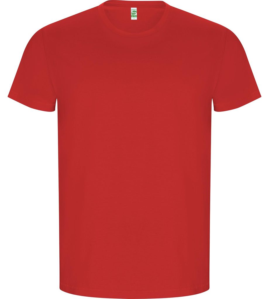 Roly Eco - "Golden" T-Shirt für Herren, Baumwolle LT4502 (L) (Rot)