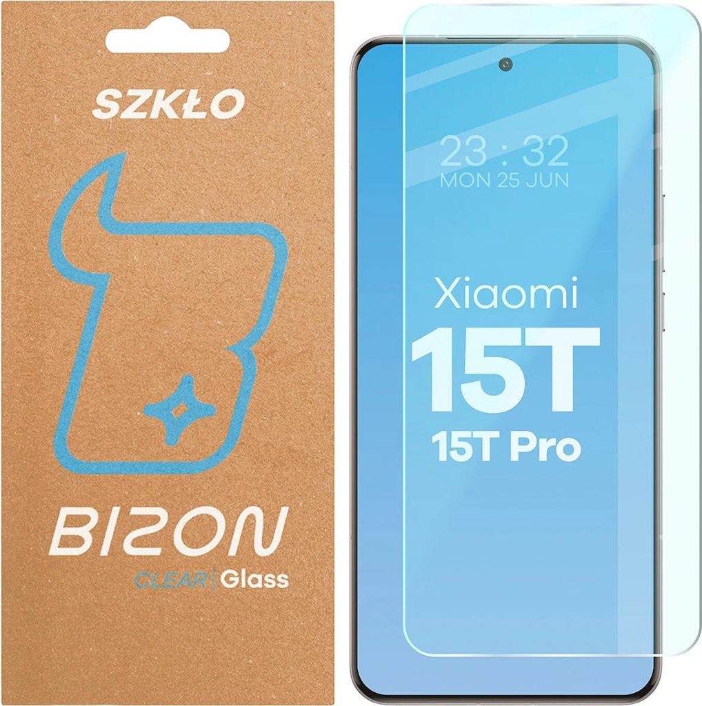 Gehärtetes Glas für Xiaomi 15T / 15T Pro, Bizon Glass Clear 2