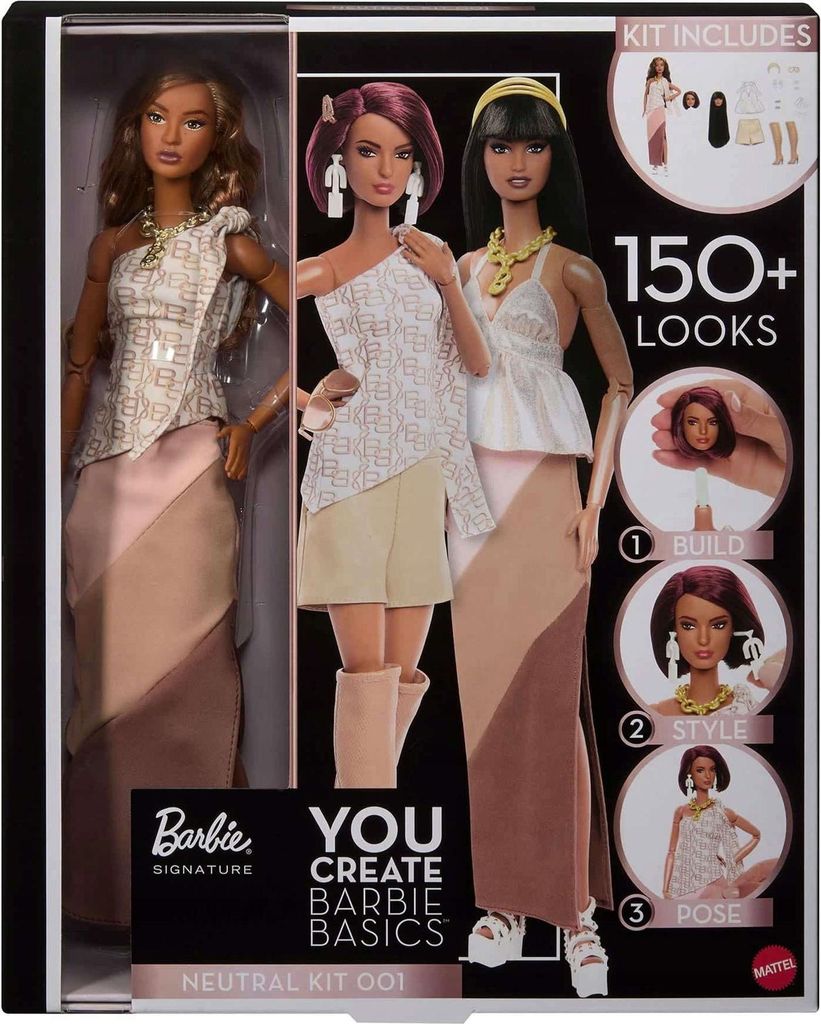 Barbie Signature You Create Basics Neutral Kit 001, Produktbild 