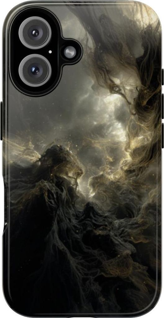 Abstrakte Schatten- und Lichtwirbel – Hülle Kompatibel mit iPhone 16
