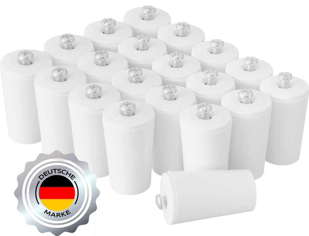 ECENCE Anschlagpuffer Stopper für Rollladen, 20er Set 40mm Produktbild 