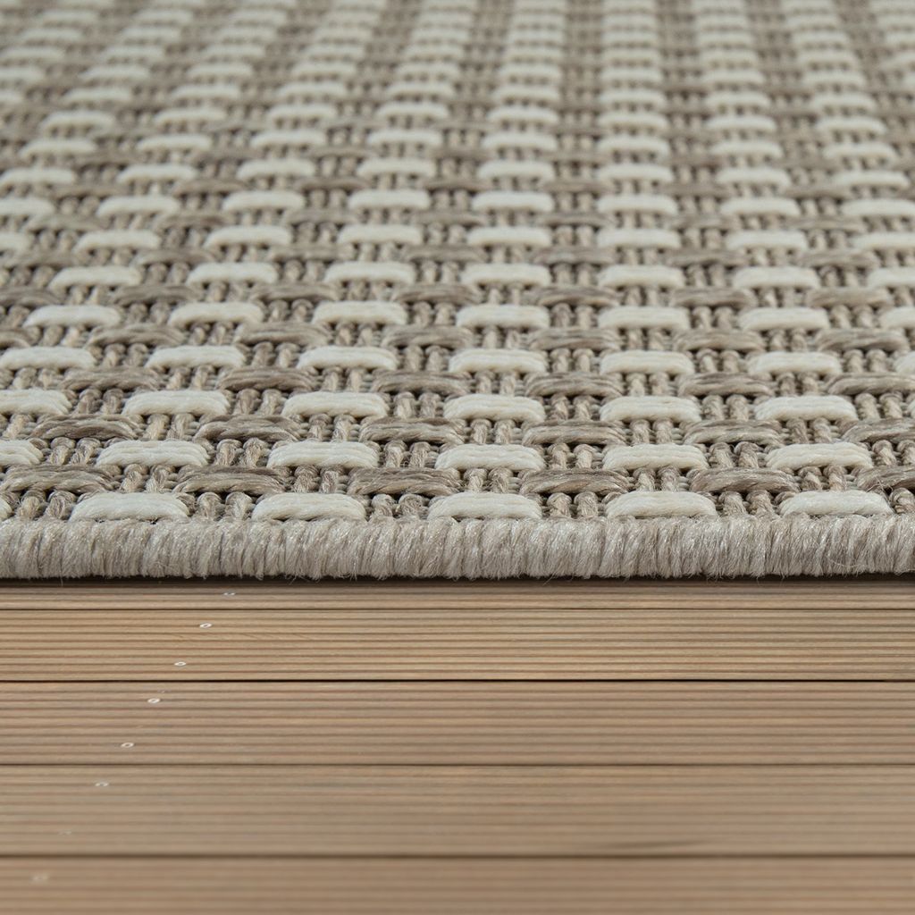 In- & Outdoor Flachgewebe Teppich Sisal Optik Natürlicher Produktbild 3