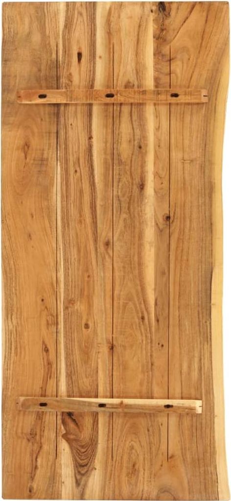 vidaXL Badezimmer-Waschtischplatte Massivholz Akazie 114x52x2,5 cm