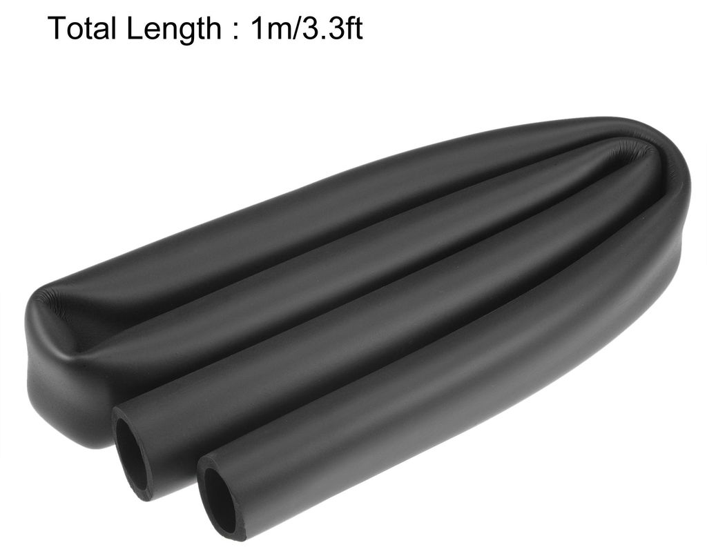 1m Rohrisolierung Schaumstoff, Durchmesser 36mm Isolierst?rke 6mm Heizungsrohr Verkleidung fš¹r Fitnessger?te, Rohre, Handhaben (Schwarz)