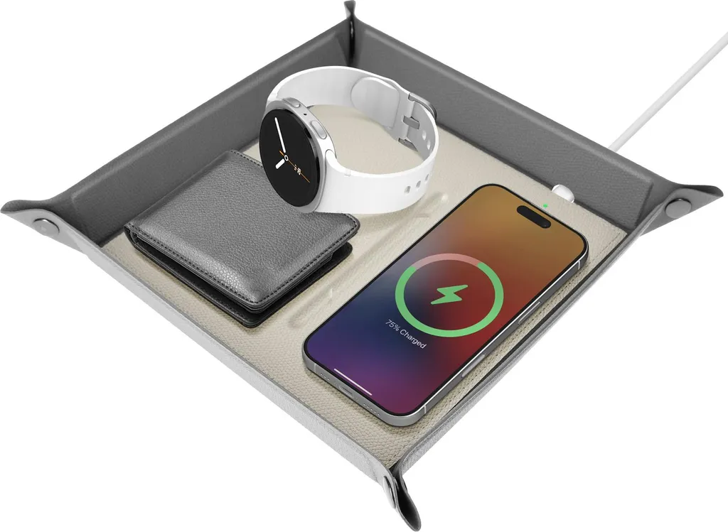 4smarts 541638 Caricatore Wireless Auto 15W Grigio - Offerta Online