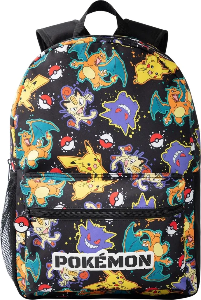 Sac à dos Pokémon NS9257 noir : fini le désordre avec ce grand format