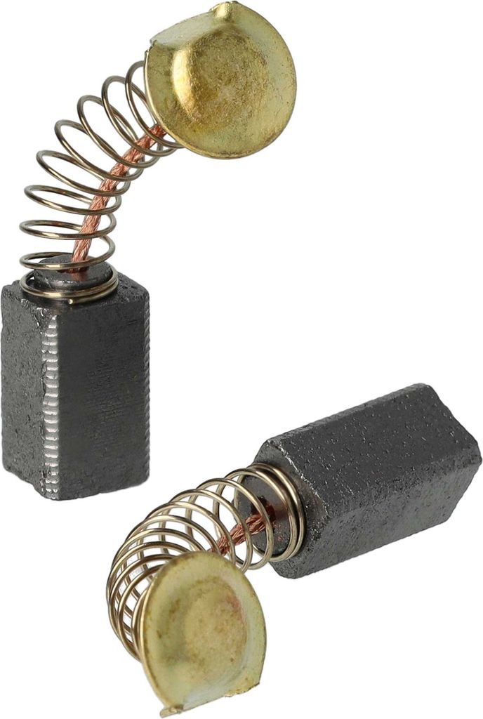 vhbw 2x Kohlebürste 12 x 8 x 5 mm kompatibel mit Menzer LHS 225 Langhalsschleifer + Feder