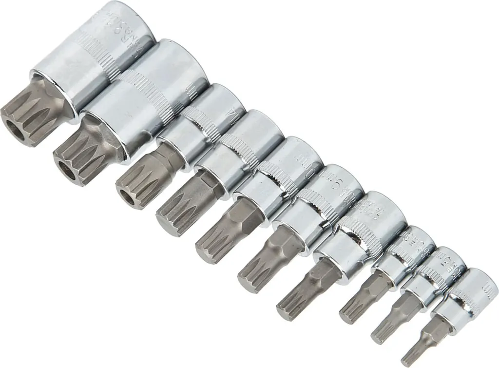 Solution pour vis XZN bloquées : jeu de 10 douilles acier renforcé