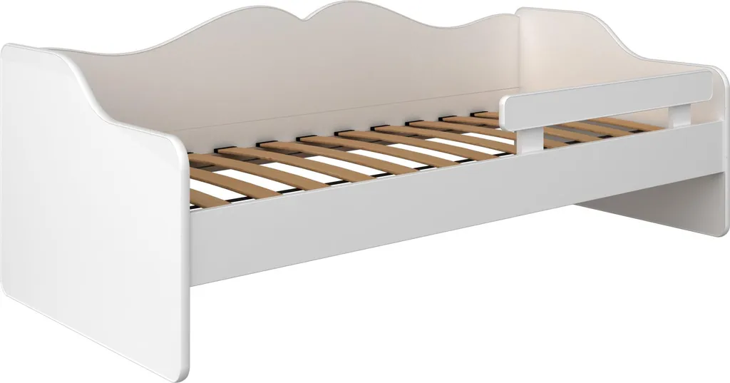 Grand lit bébé BELLA 140x70 blanc - Solution couchage de 0 à 5 ans - 6
