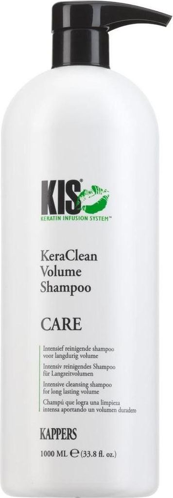 KIS Cleansing Volume Shampoo 1000ml Keratin Infusion System for Greasy Hair