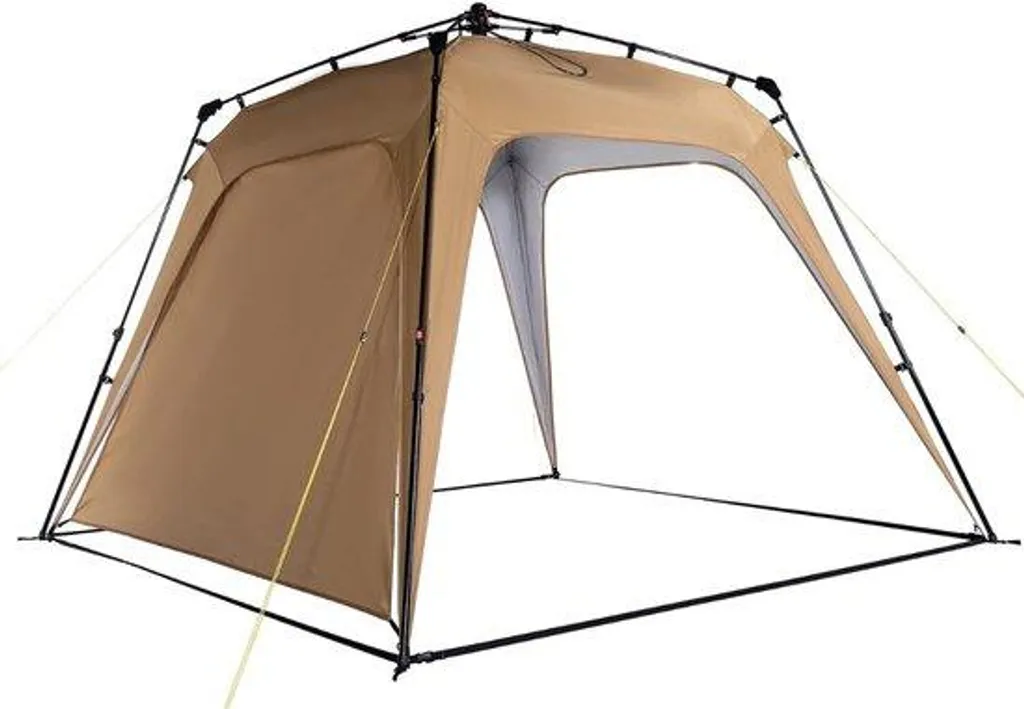 Tente de Jardin Anti-UV - Toile Imperméable Haute Densité Marron Camel