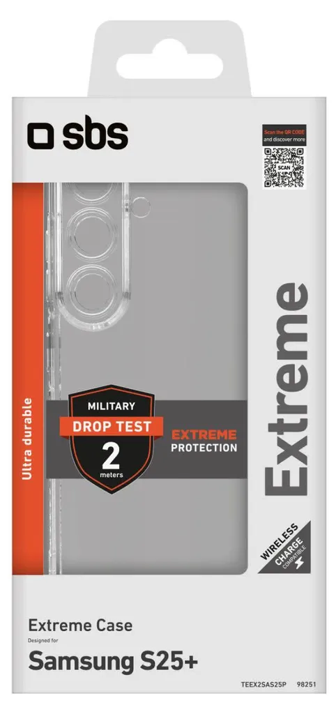 Protection Samsung Galaxy S25+ SBS Extreme Cover x2 Transparente - 2