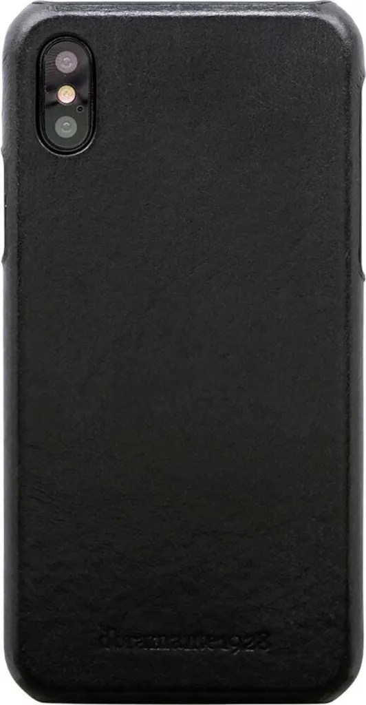 Custodia Protettiva iPhone X/XS DBramante1928 - Vera Pelle Nera Slim