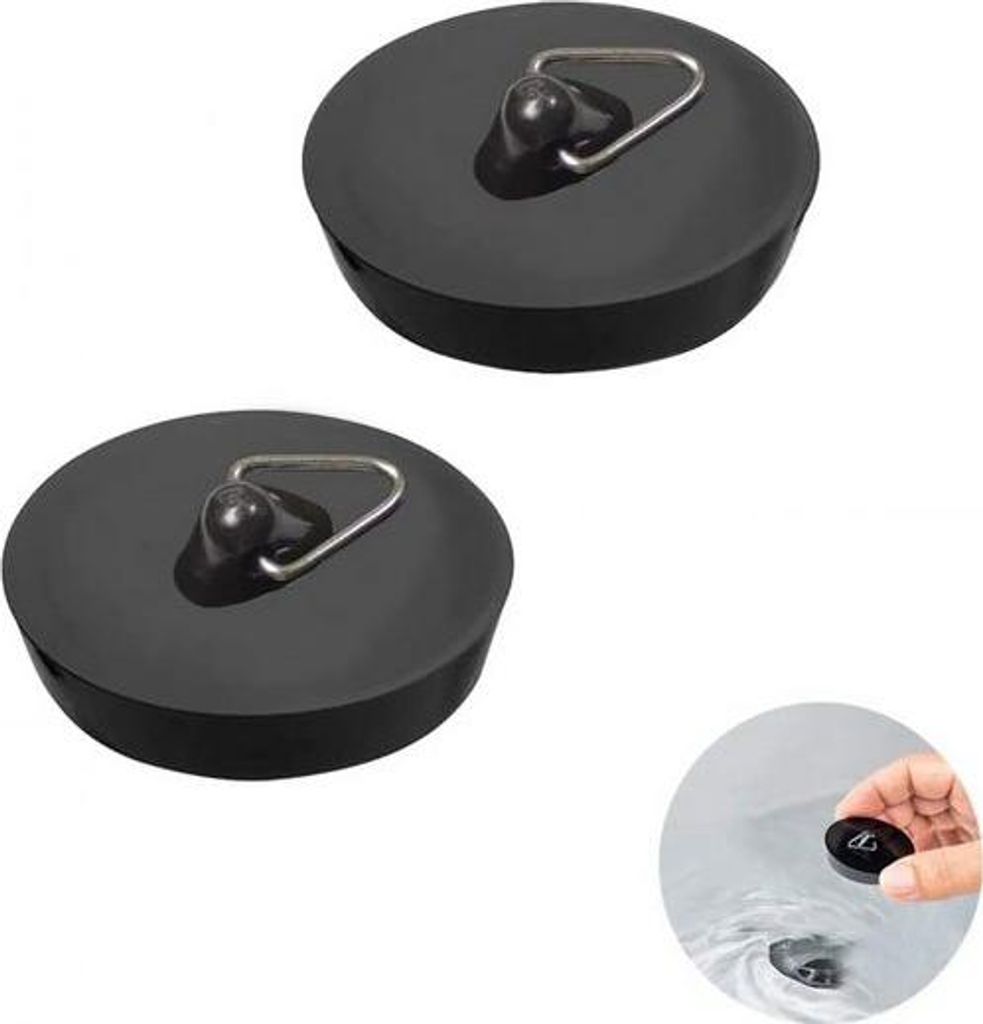 2 Pack Abflussstopfen Spüle Abfluss Stöpsel Gummi Stöpsel
