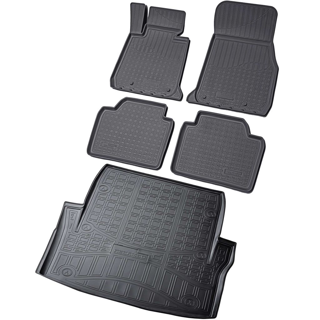 Fußmatten & Kofferraumwanne Set passend für BMW 3er F30 Limousine, 2011-2018