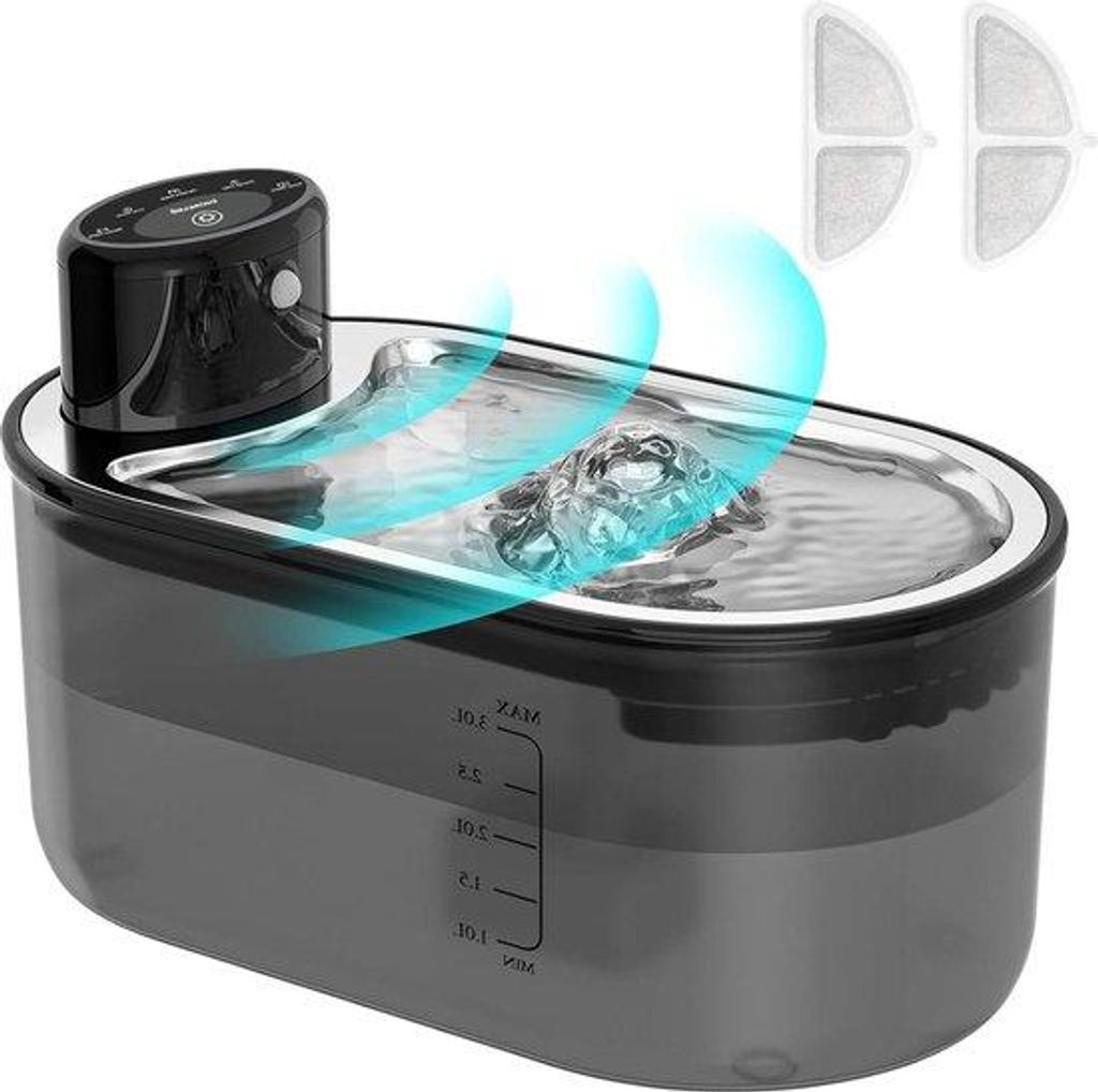 Kabelloses 3-Liter-Hydranten-System mit Verstellbarer Bedienungskonsole und 5000mAh-Akkubatterie - Schwarz