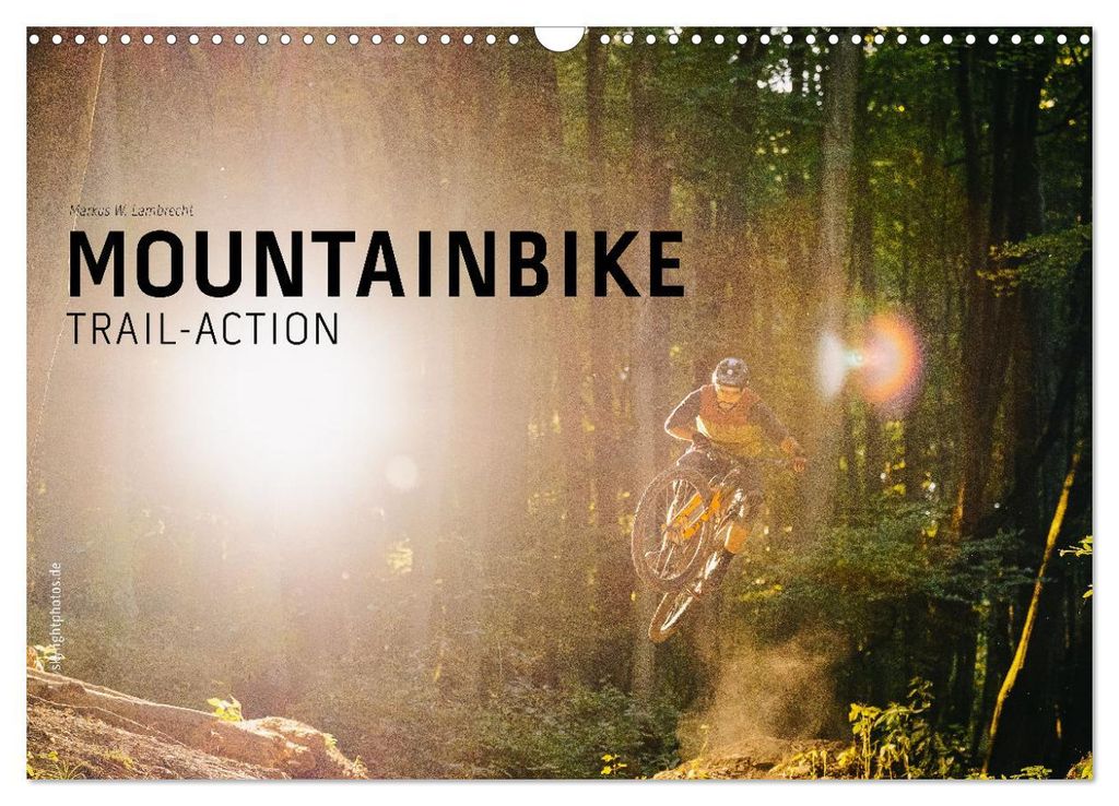 Mountainbike Trail-Action (Wandkalender 2027 DIN A3 quer), CALVENDO Monatskalender
