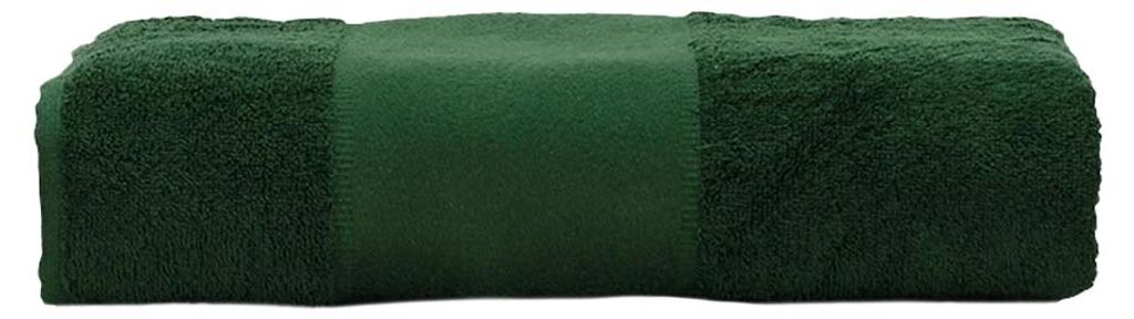 ARTG - Badetuch "Print-Me" LT1264 (Einheitsgröße) (Dunkelgrün)