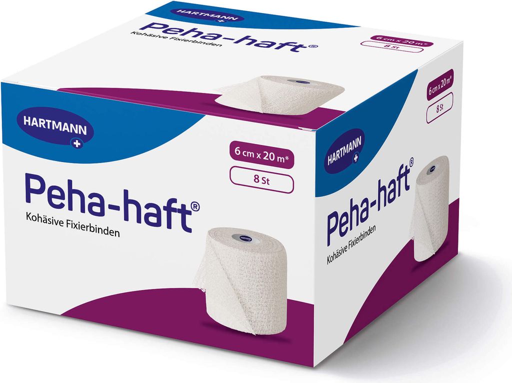 Hartmann Peha-haft LFree 6cm x 20m P8 | Packung (8 Stück)