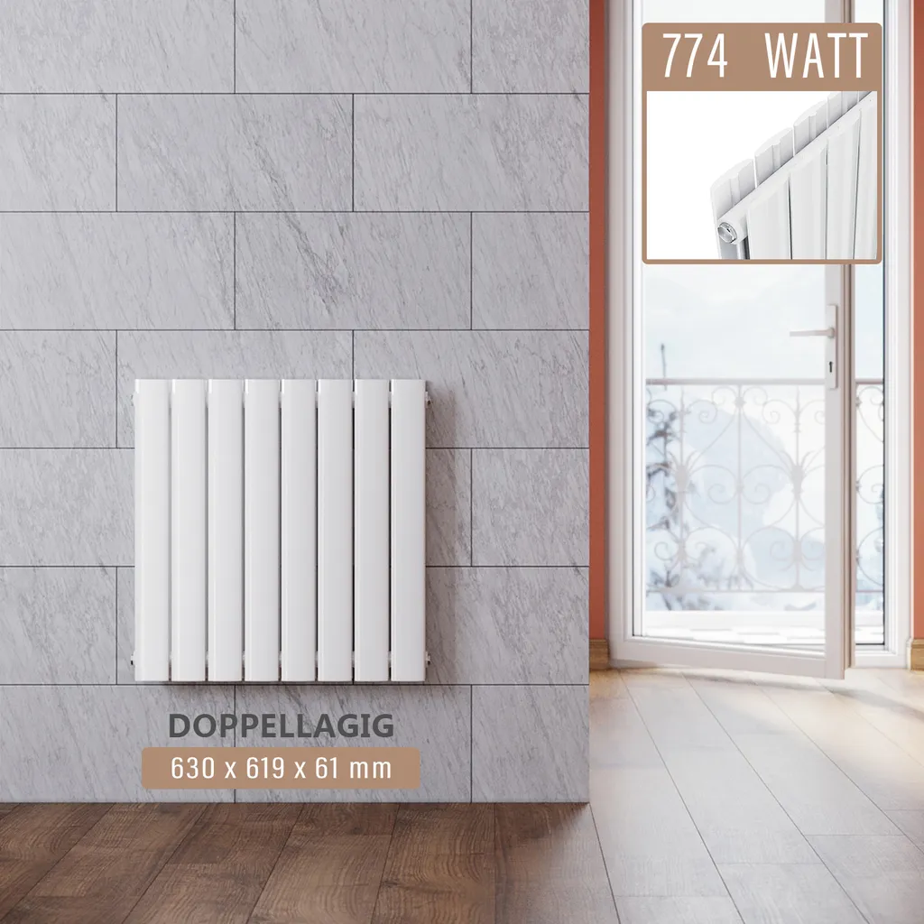Radiatore Design SONNI Bianco 630x619 - Trasforma il tuo Living