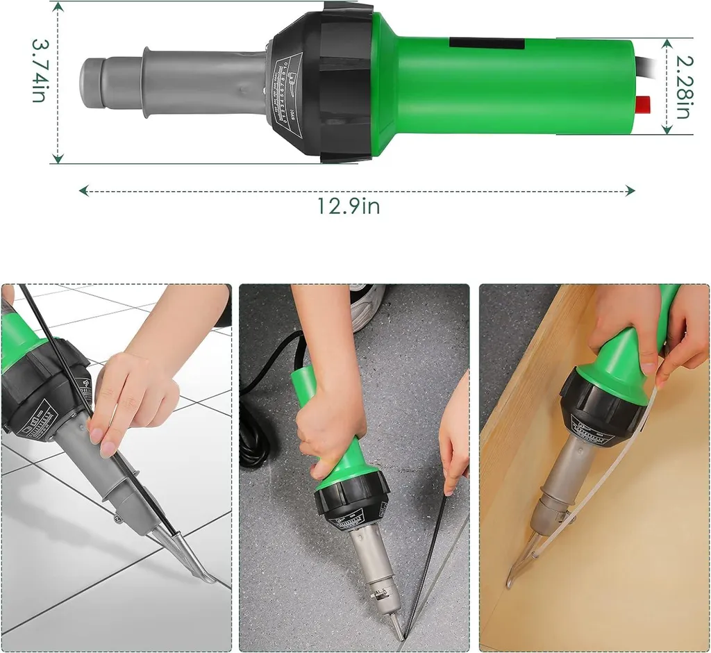 Appareil à souder les plastiques 1600W 220V avec kit de soudage complet