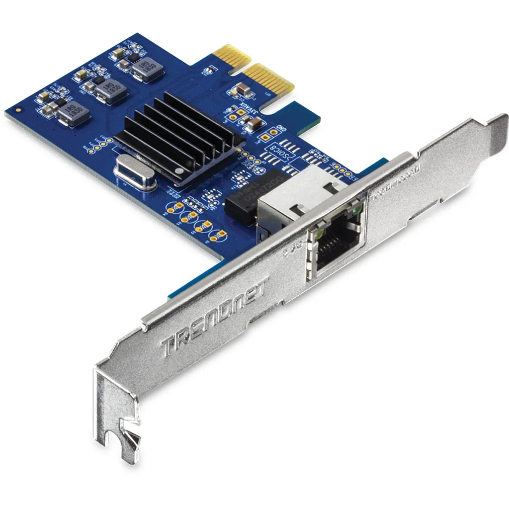 Carte Réseau PCIe TRENDnet 2.5 Gbit/s LAN Ethernet RJ45 Haute Vitesse