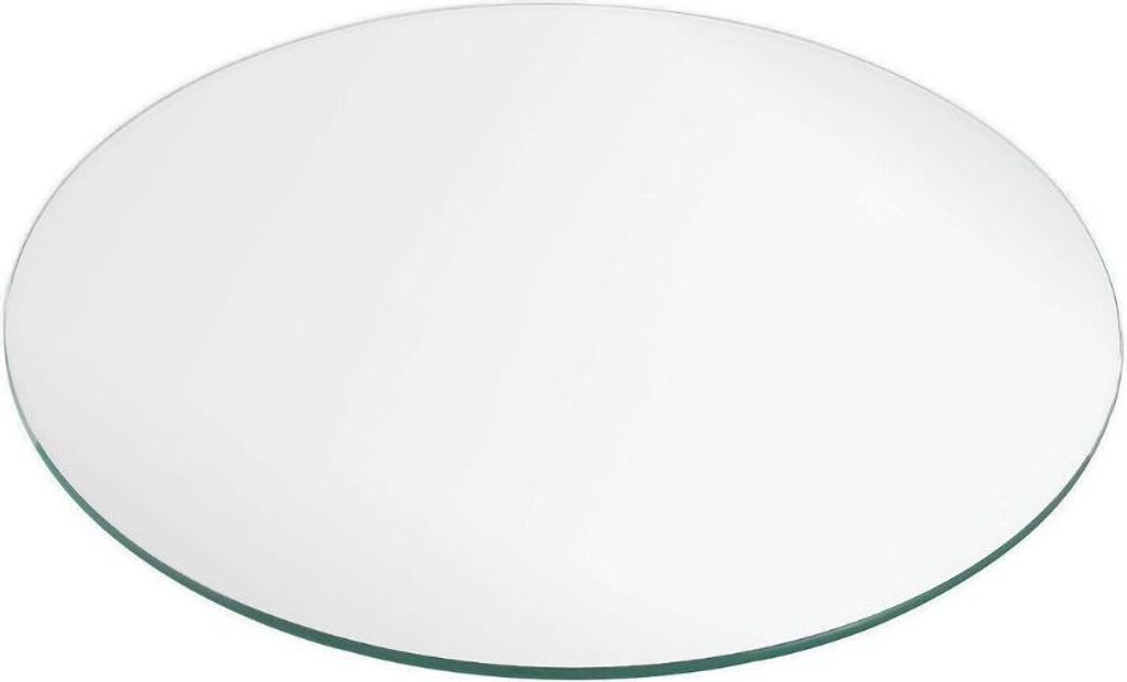 Glasplatte TERRY 100cm Rund 8mm Stärke ESG Glas Bodenplatte Produktbild 