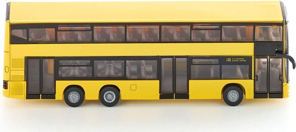 Siku autobus MAN, dubbeldekker, geel; 1884 Productafbeelding 