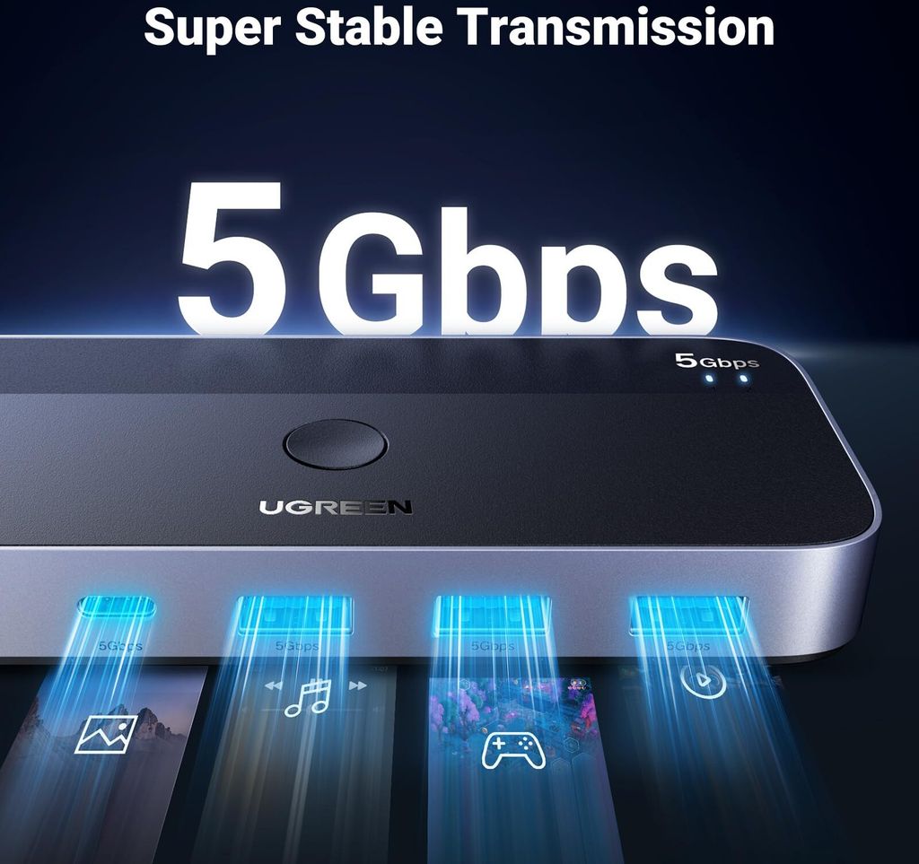 HUB - adaptér - CM662 USB 3.0 Switch 2 v 4 + 2x USB-A kabel Obrázek produktu 18