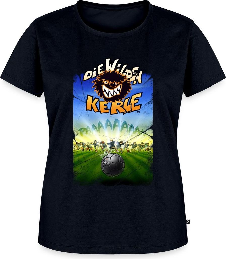 Spreadshirt Die Wilden Kerle Angriff Frauen Premium T-Shirt, 5XL, Navy