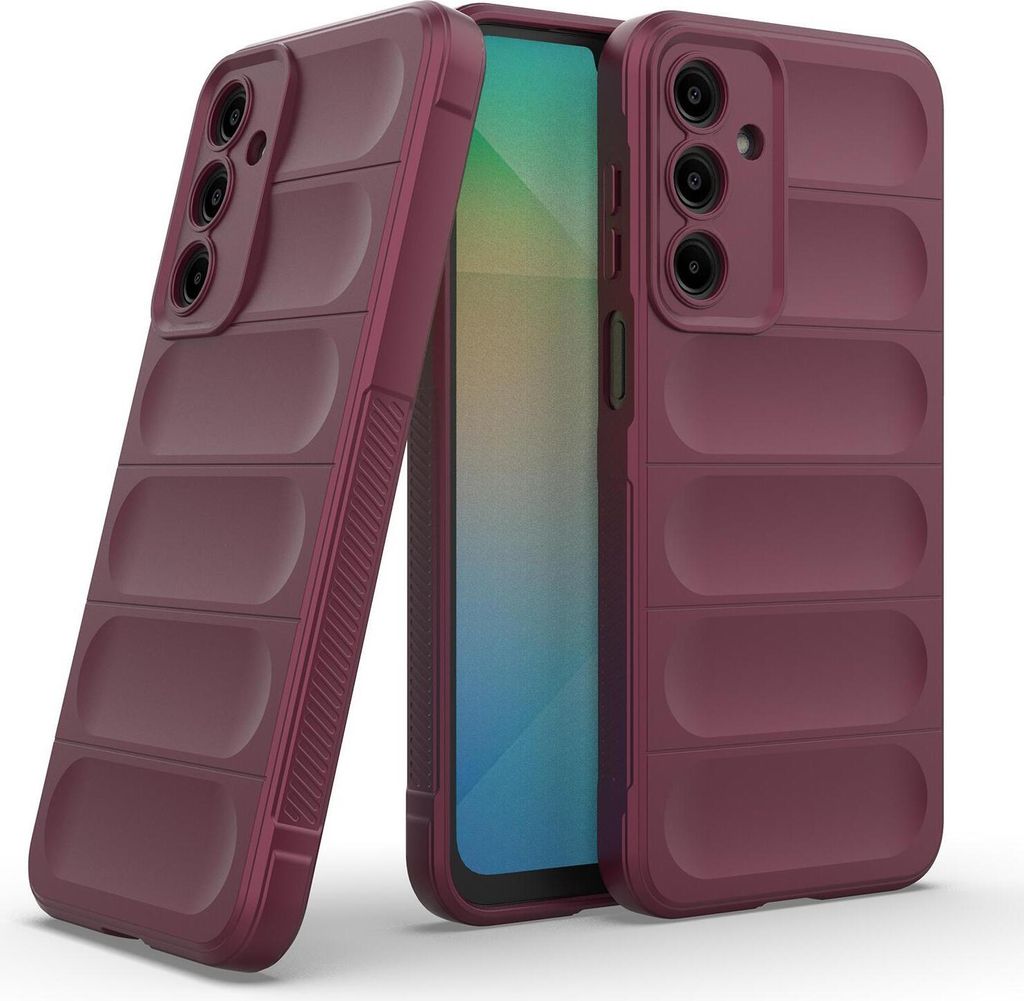 Handy Hülle für Samsung Galaxy A16 / A16 5G Grip Case Cover Schutzhülle Softgrip Farbe: Burgunder Rot