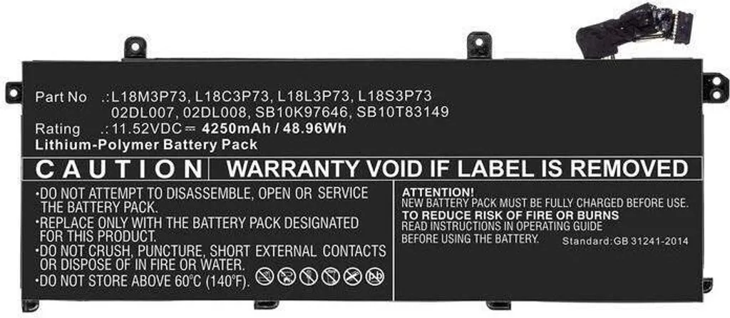 Problemi di batteria ThinkPad? Sostituisci con CoreParts 5B10W51826-CP