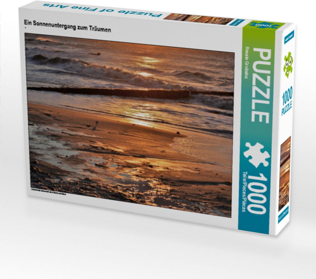 CALVENDO Puzzle Ein Sonnenuntergang zum Träumen 1000 Teile Puzzle quer | 1000 Teile Lege-Größe 64x48cm Foto-Puzzle für glückliche Stunden