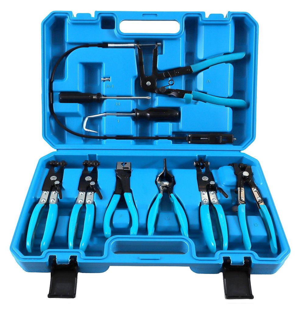Bituxx 11 tlg Schlauchklemmenzangen Set Produktbild 