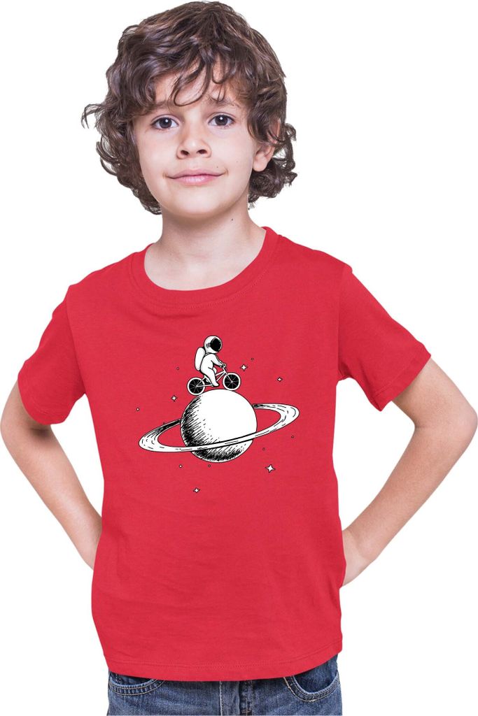 Kinder T-Shirt Nasa Space Theme Nasa 001, 12-13 Jahr - 152 / Rot