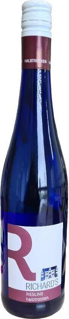 Richard's Riesling halbtrocken 10,5% Vol. 0,75L (D) Produktbild 