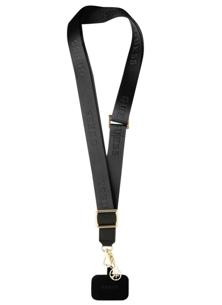 Guess Cbdy Nylon-Ketten-Handy-Lanyard - Schwarz Produktbild