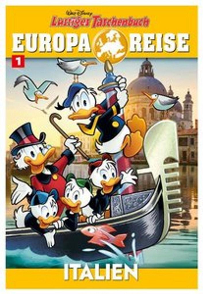 Lustiges Taschenbuch Europareise 01 Produktbild 