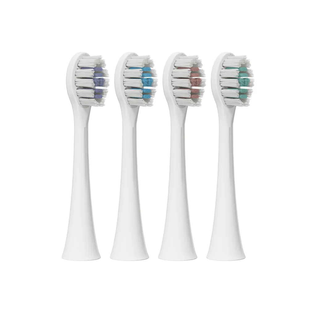 LUCENT Prism Têtes de Brosse à Dents de Rechange - Lot de 4 Brossettes