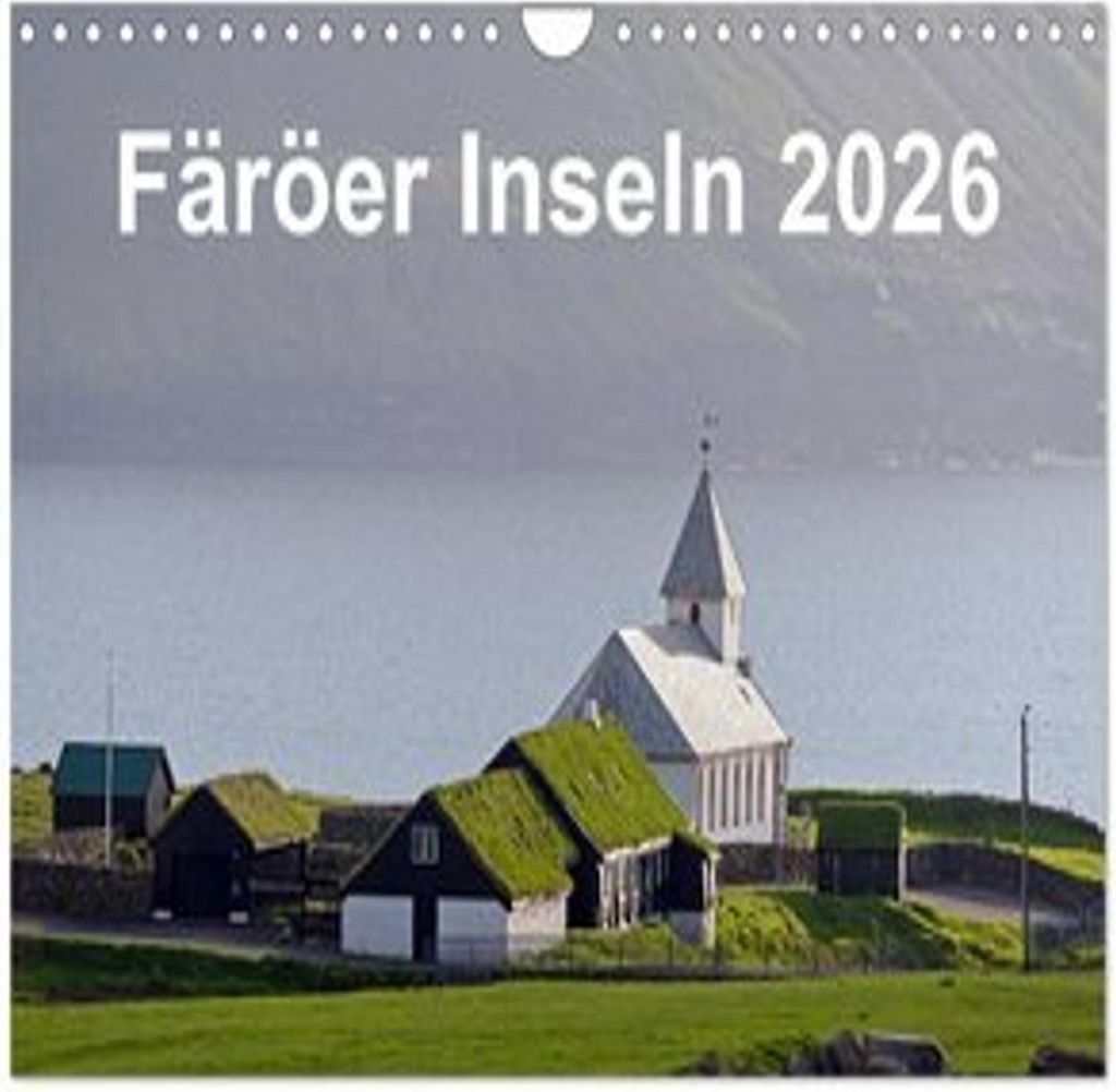 Färöer Inseln 2026 (Wandkalender 2026 DIN A4 quer), CALVENDO Monatskalender
