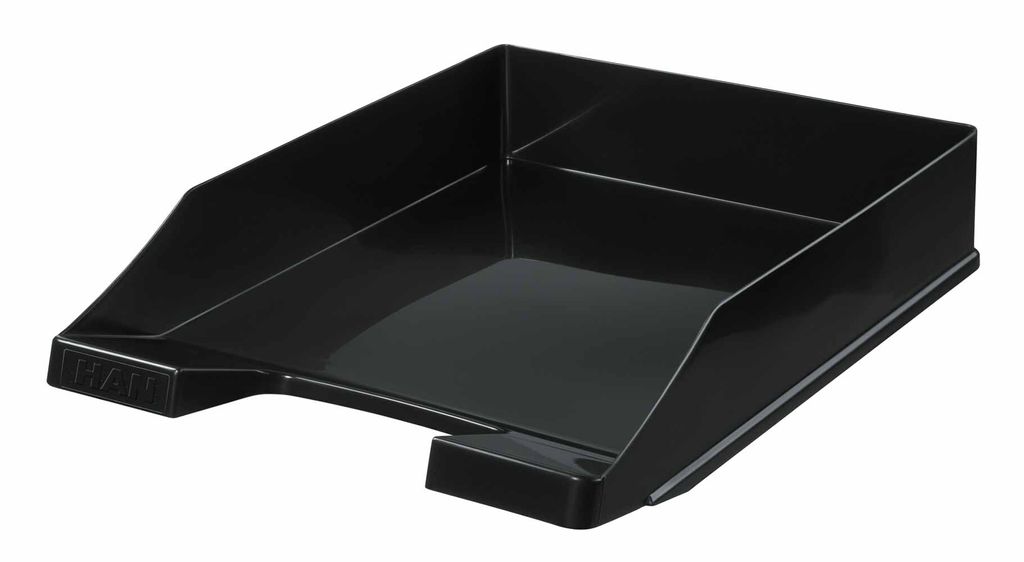 HAN Corbeille à courrier C4/1027-X-13, noir, plastique, DIN Image du produit 