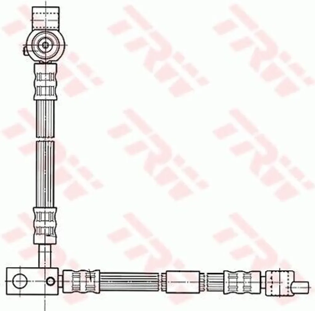 Flexible de frein hydraulique TRW pour berline Primera P12